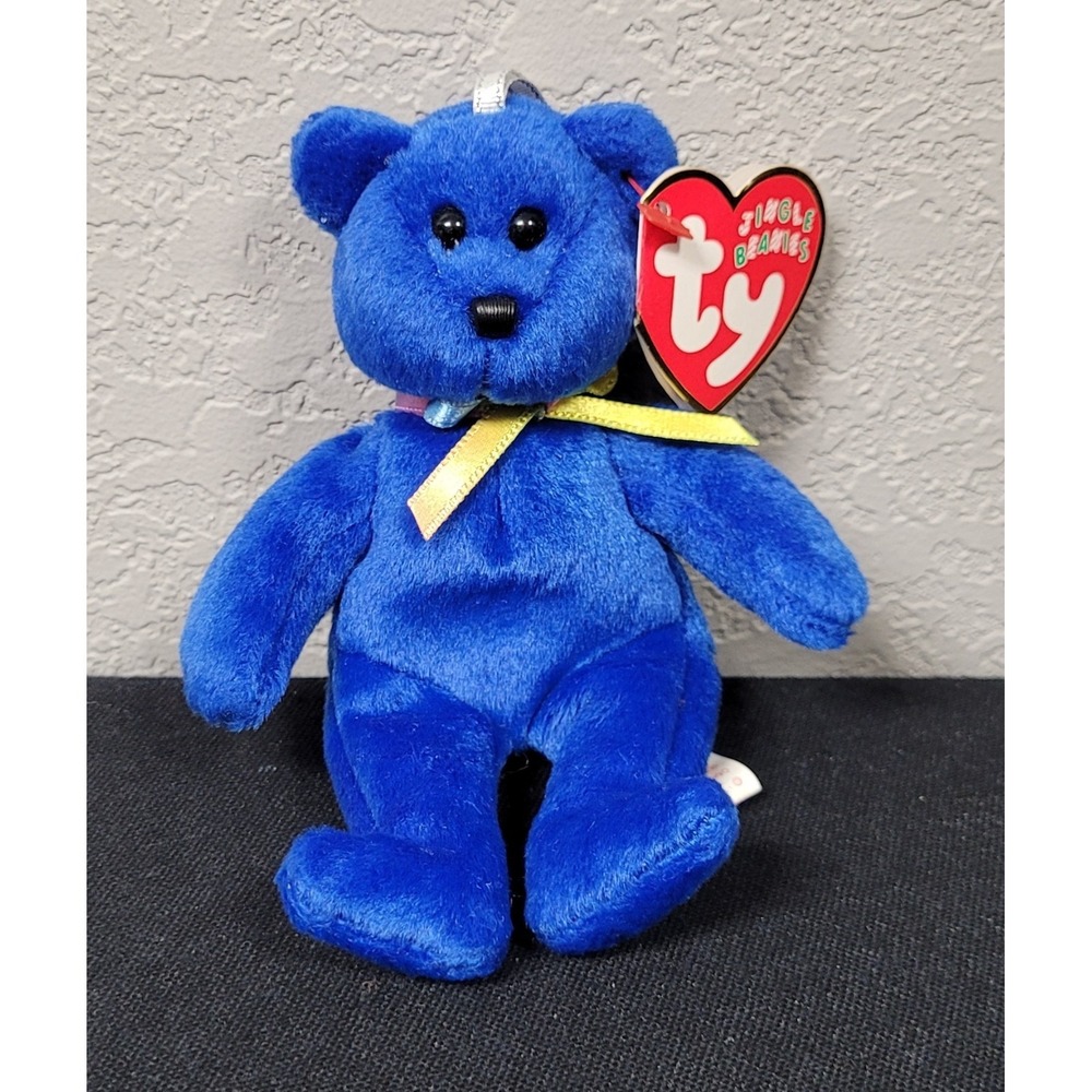 Ty Jingle Beanie Clubby Bear Christmas Ornament (2001)